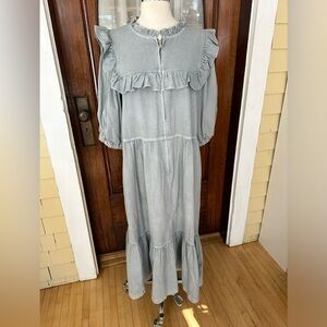 Sea New York boutique lightweight denim Stan dress NWT XL sold out online